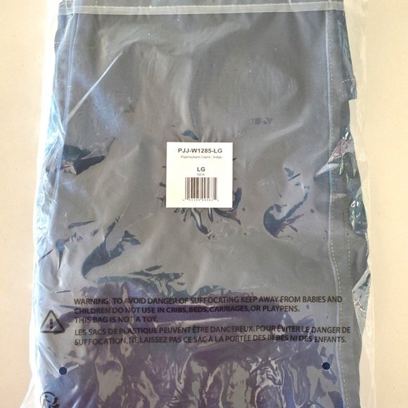 PajamaJeans Women's Capris - Women's Denim Capris - Indigo-Large - Picture 3 of 7